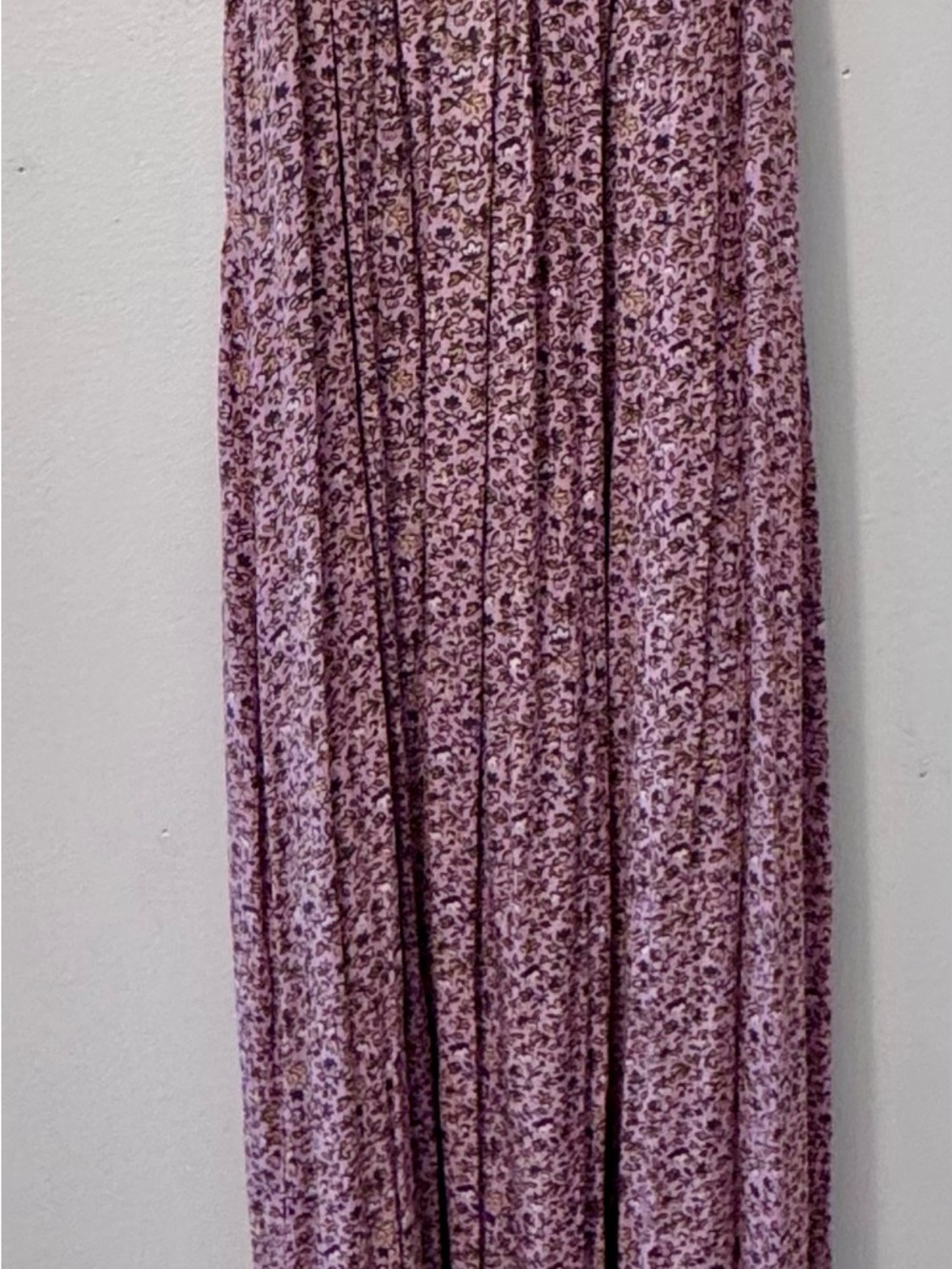 Universal Thread Lavender Floral Pleated Maxi Skirt